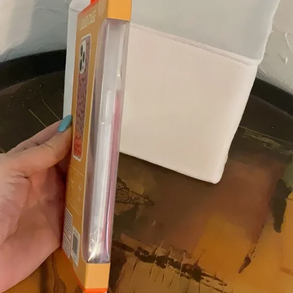 iPhone 13/13 Pro Phone Liquid Waterfall Case, Pink/Black - Watermelon, NIB - Picture 5 of 5